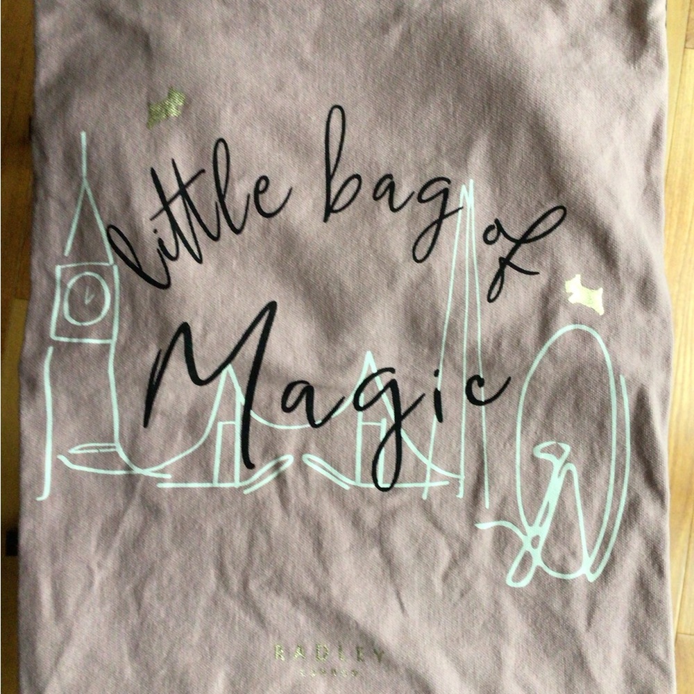 RADLEY LONDON 'Little Bag of Magic' Tote - Brown and Gold